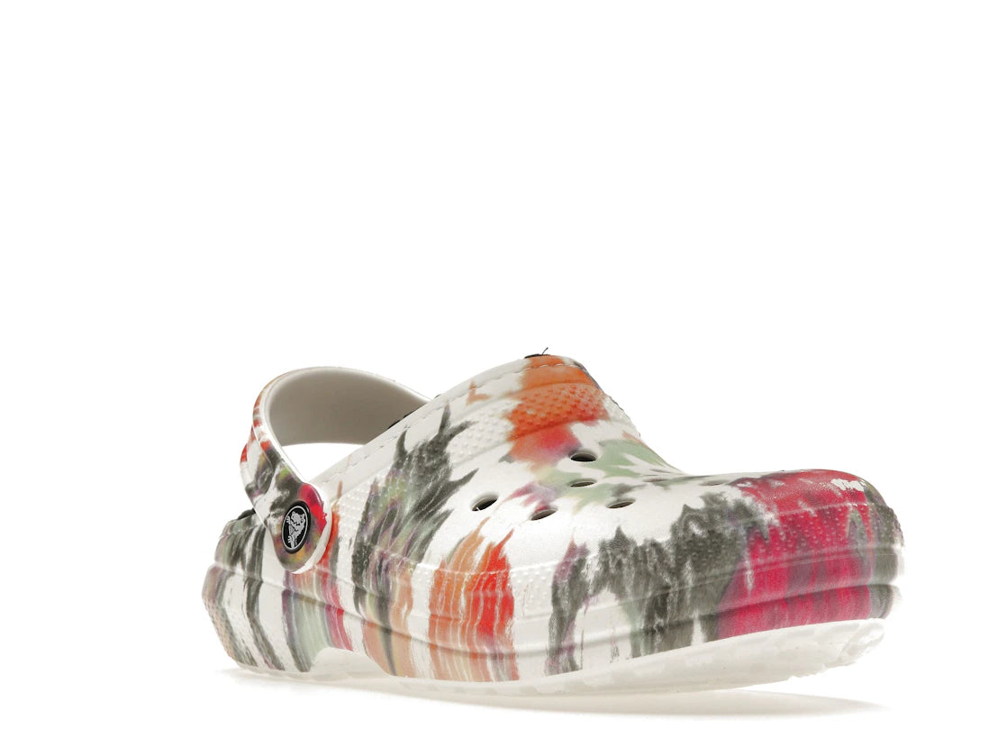 Crocs Classic Tie-Dye Lined Clog Black Multi - vue secondaire A