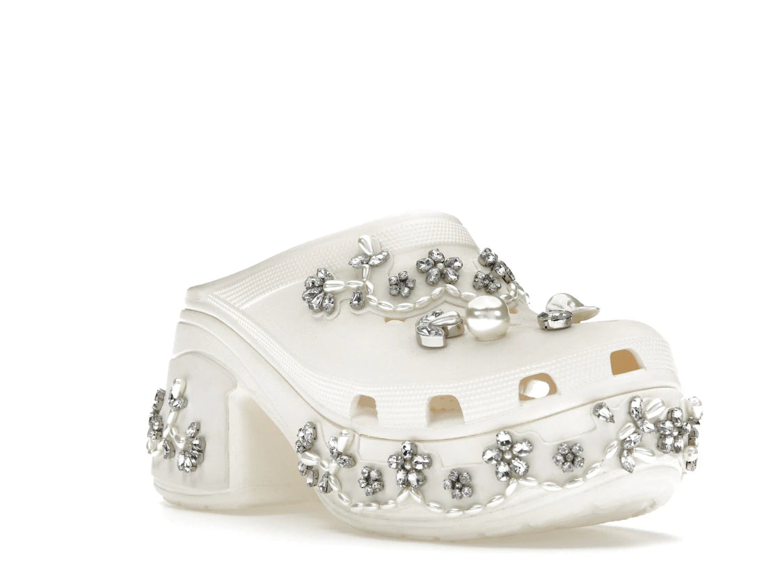 Crocs Siren Clog Simone Rocha Chalk - vue secondaire A