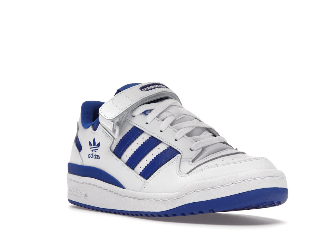 adidas Forum Low White Royal Blue - vue secondaire A