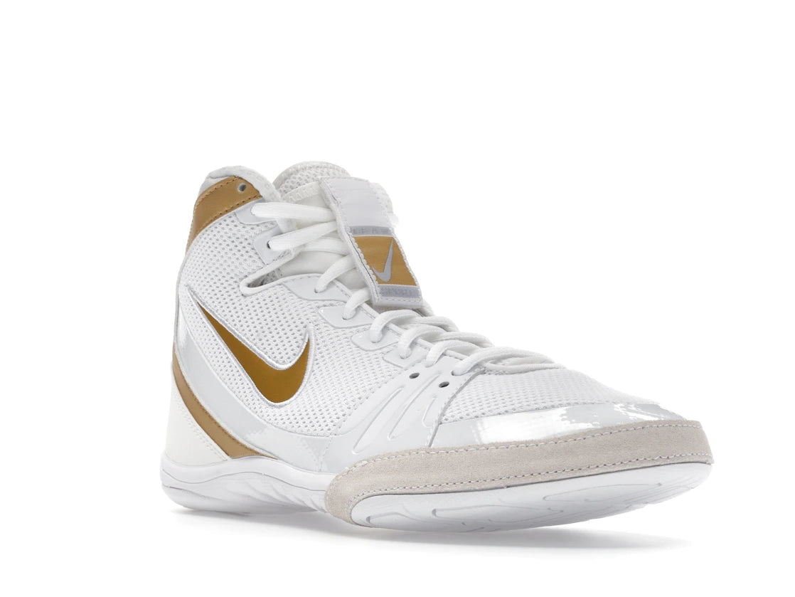 Nike Freek White Wolf Grey Metallic Gold - vue secondaire A