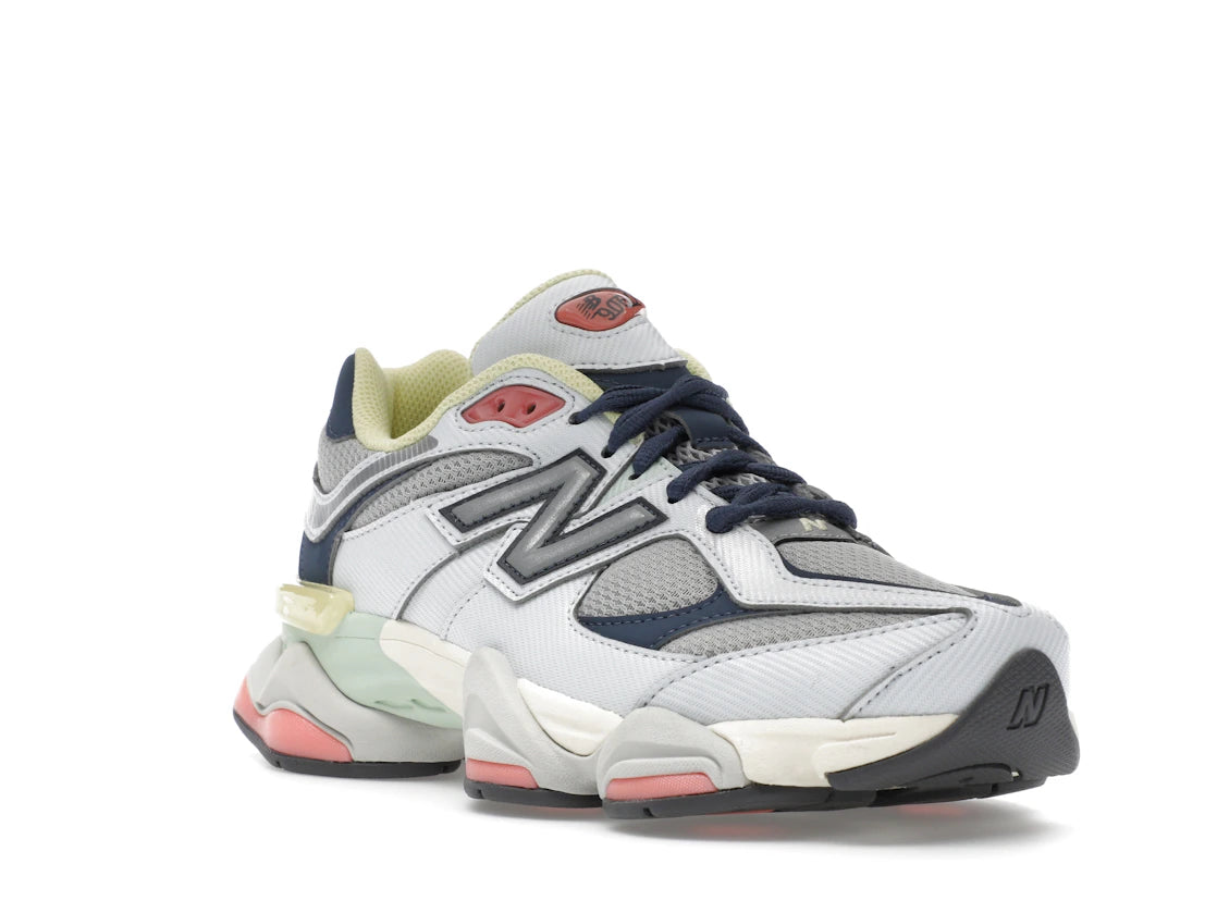 New Balance 9060 Grau Gelb Marineblau - vue secondaire A