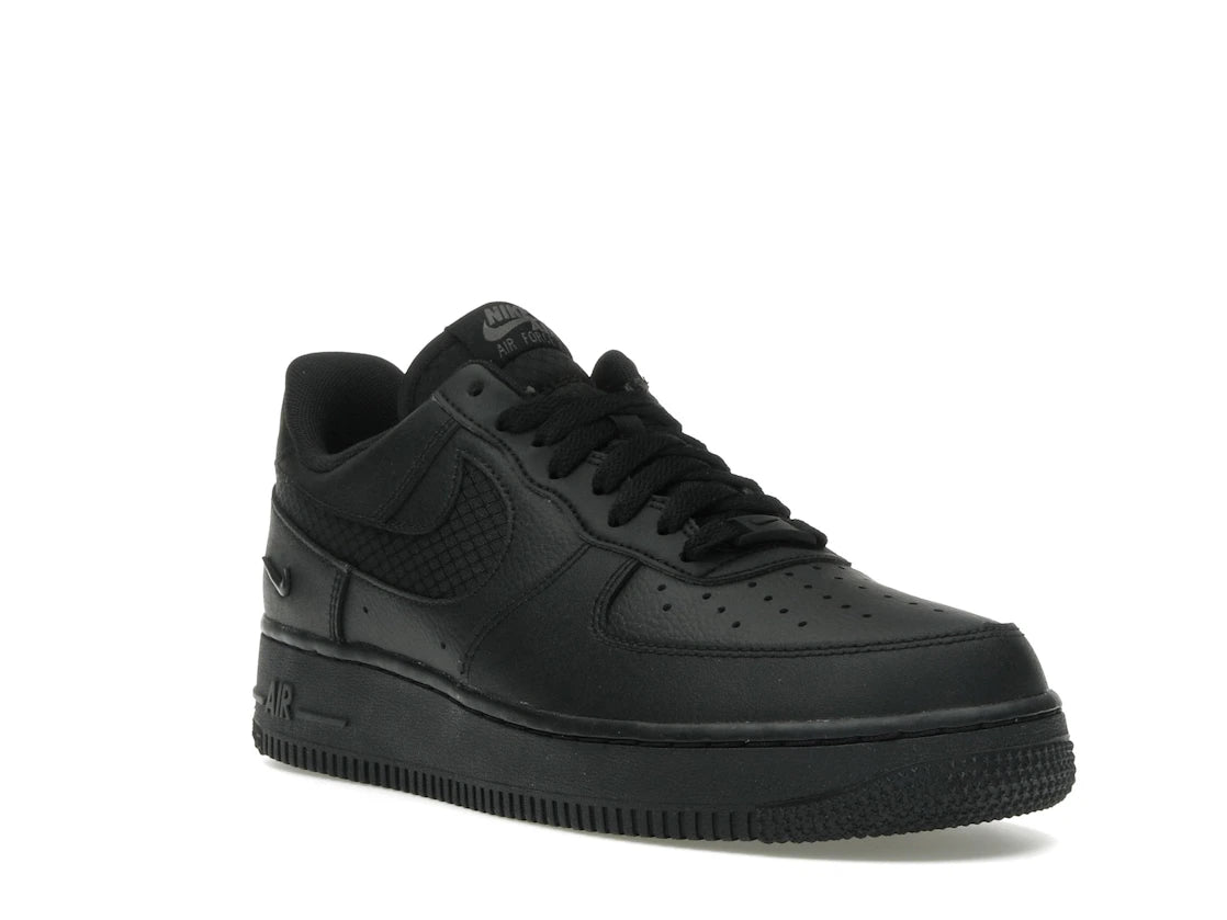 Nike Air Force 1 Low SE Triple Black Ripstop - vue secondaire A