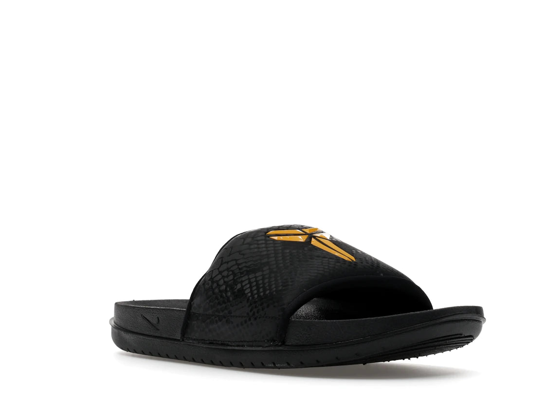 Nike Kobe Offcourt Slide Black University Gold - vue secondaire A