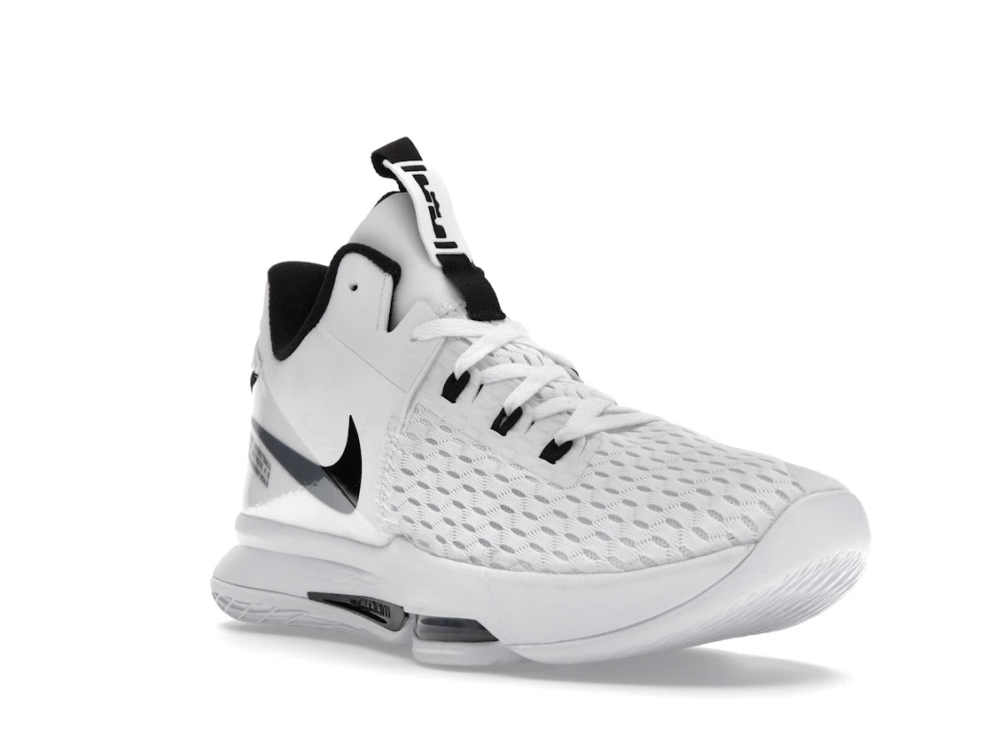Nike LeBron Witness 5 White Black - vue secondaire A