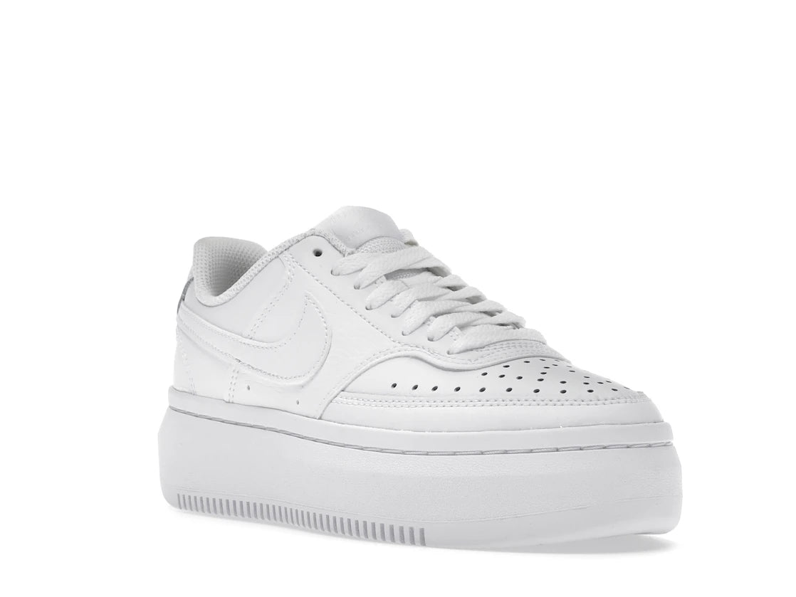 Nike Court Vision Alta Low Triple White (Women's) - vue secondaire A