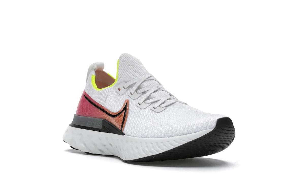 Nike React Infinity Run Platinum Tint Pink Blast - vue secondaire A