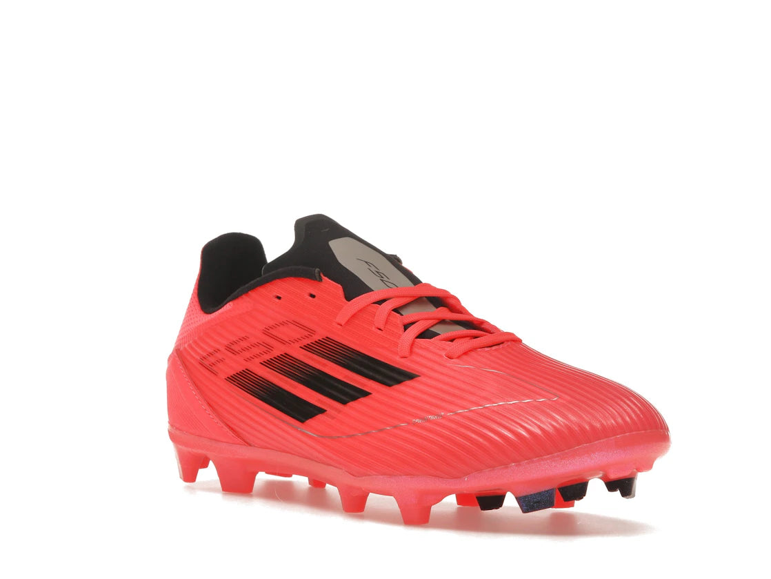 adidas F50 League Firm/Multi-Ground Turbo Aurora Black Platinum Metallic - vue secondaire A