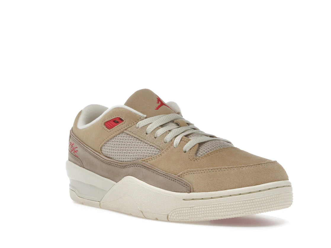 Jordan Flight Court Mushroom Desert Camo Fossil Fire Red - vue secondaire A