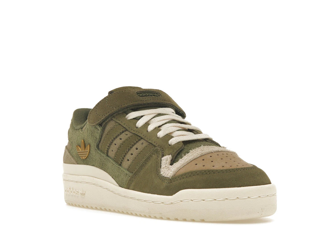 adidas Forum 84 Low Green Suede (Women's) - vue secondaire A