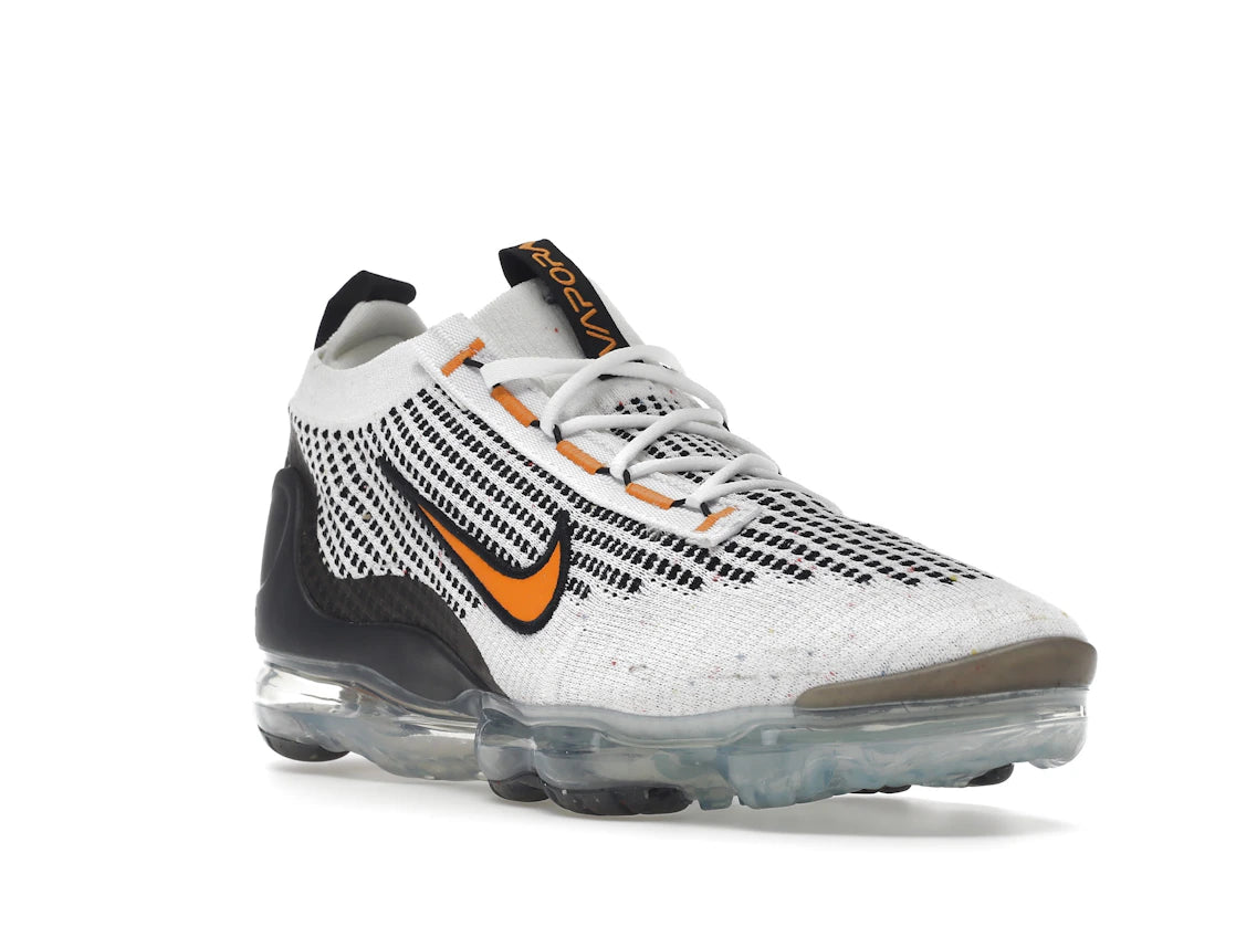 Nike Air VaporMax 2021 FK White Black Kumquat - vue secondaire A
