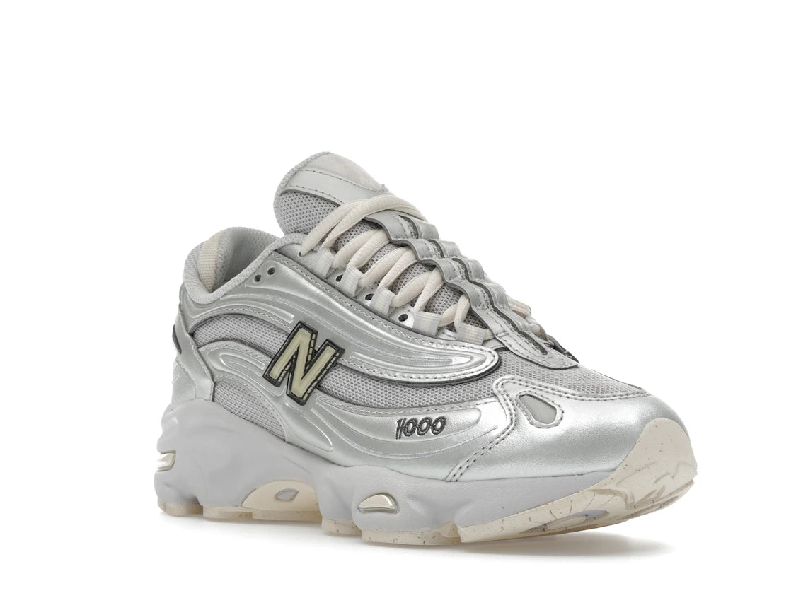 New Balance 1000 Light Silver White - vue secondaire A