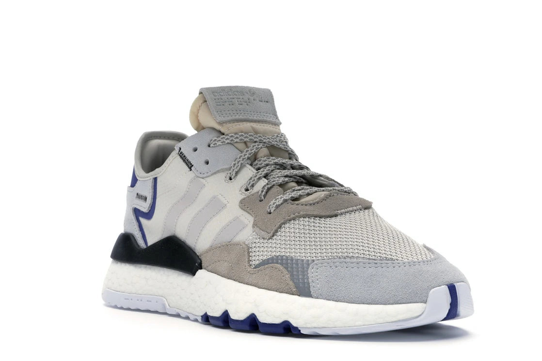 adidas Nite Jogger Grey One Active Blue - vue secondaire A