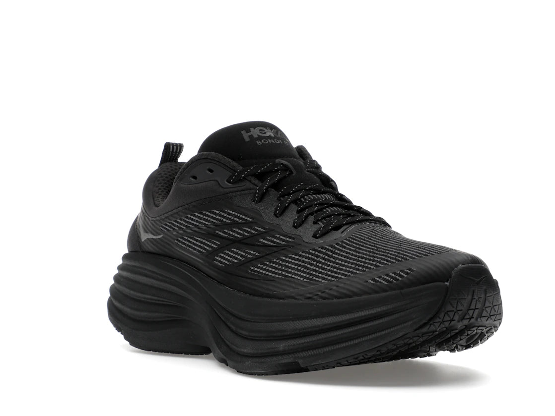 Hoka One One Bondi 8 Caged Stealth/Tech Black - vue secondaire A