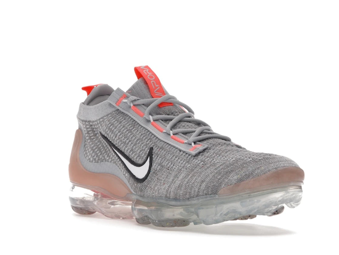 Nike Air VaporMax 2021 FK Grey Fog Bright Mango - vue secondaire A