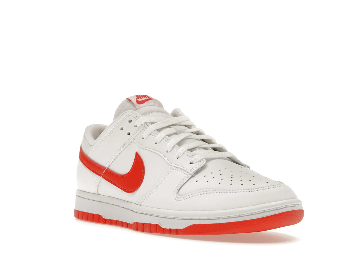 Nike Dunk Low Retro White Picante Red - vue secondaire A