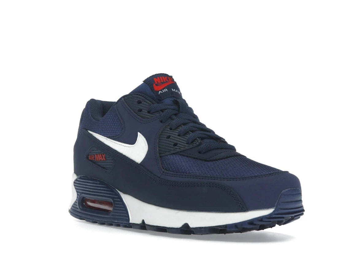 Nike Air Max 90 Midnight Navy University Red White - vue secondaire A