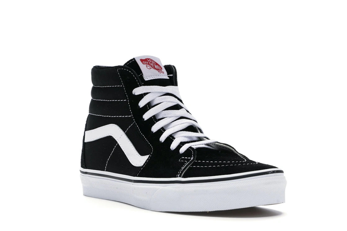 Vans Sk8-Hi Black White - vue secondaire A