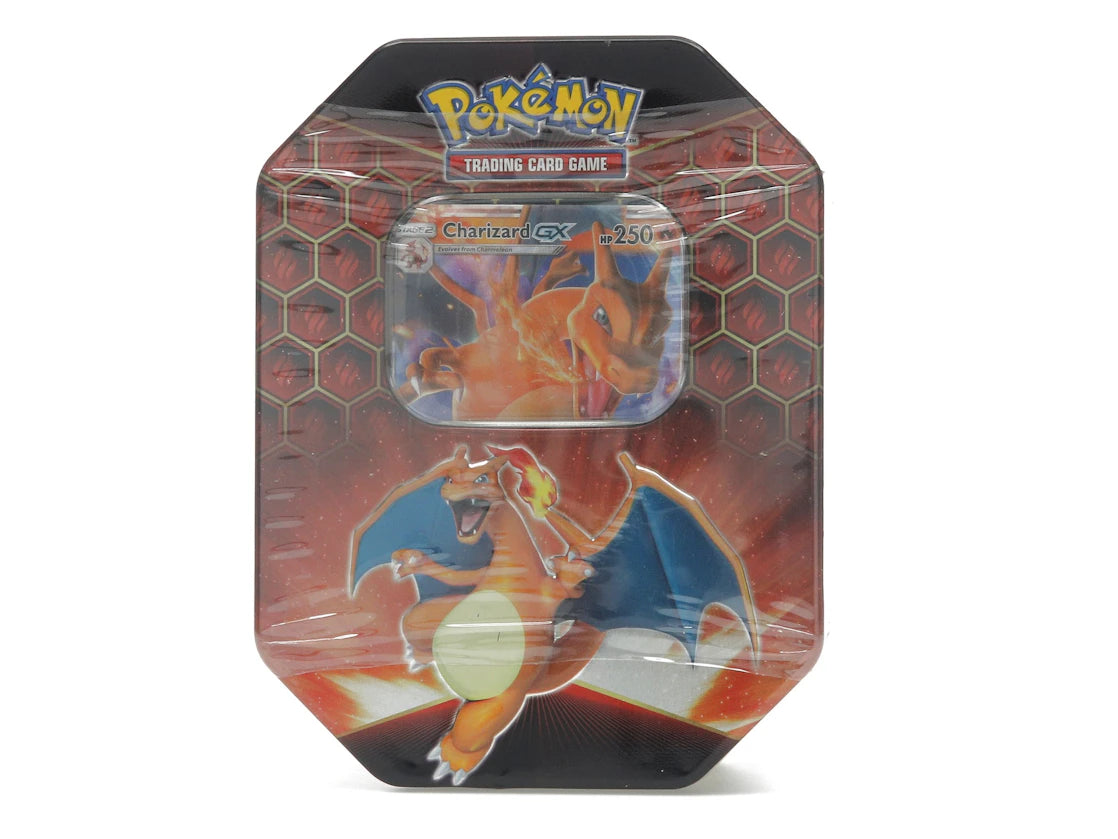 Pokémon TCG Hidden Fates Charizard Tin - vue secondaire A