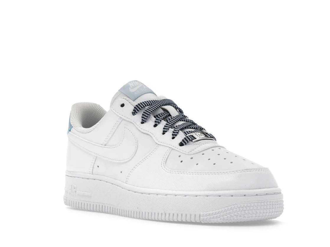 Nike Air Force 1 Low '07 White Light Armory Blue (Women's) - vue secondaire A