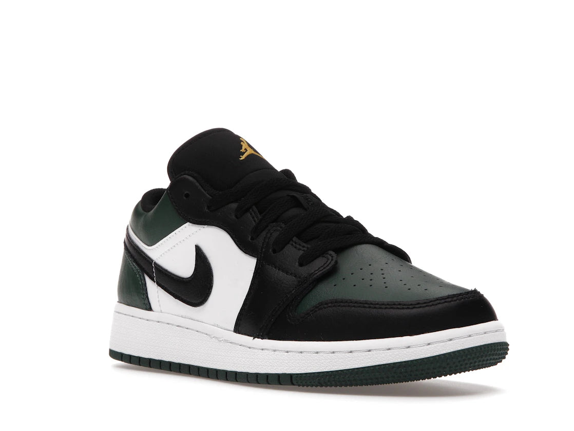 Jordan 1 Low Green Toe (GS) - vue secondaire A