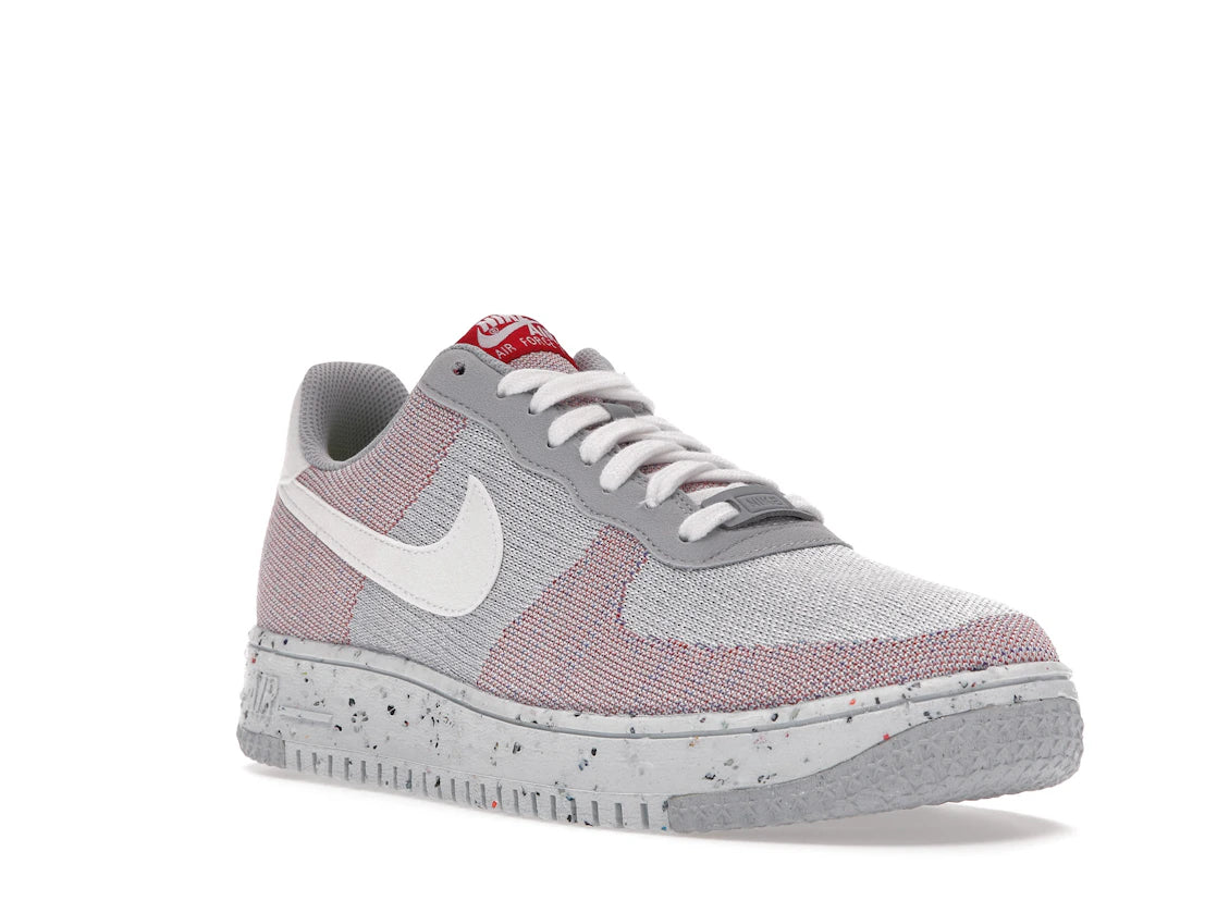 Nike Air Force 1 Low Crater Flyknit Wolf Grey - vue secondaire A