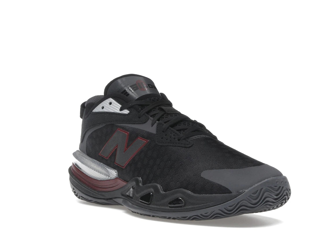 New Balance BB Hesi Low v2 Black Crimson - vue secondaire A
