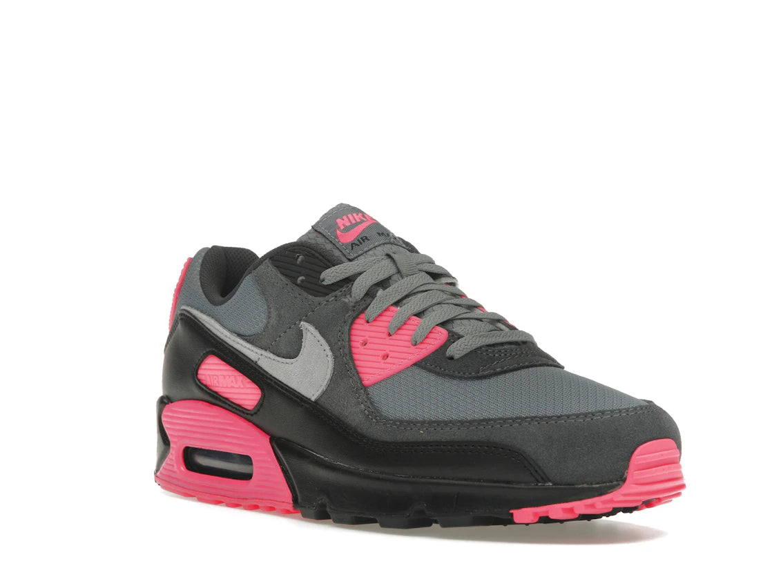 Nike Air Max 90 Wolf Grey Hyper Pink - vue secondaire A