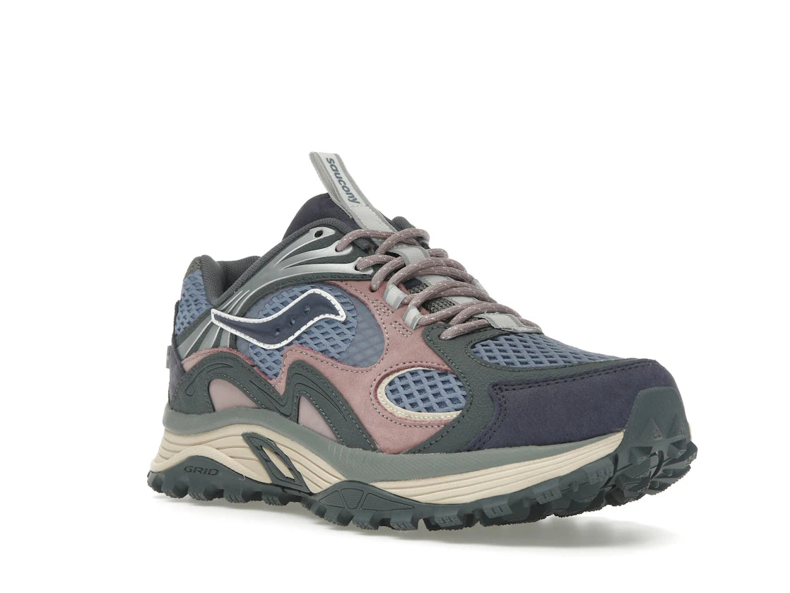 Saucony Grid Aura X Blue Multi - vue secondaire A