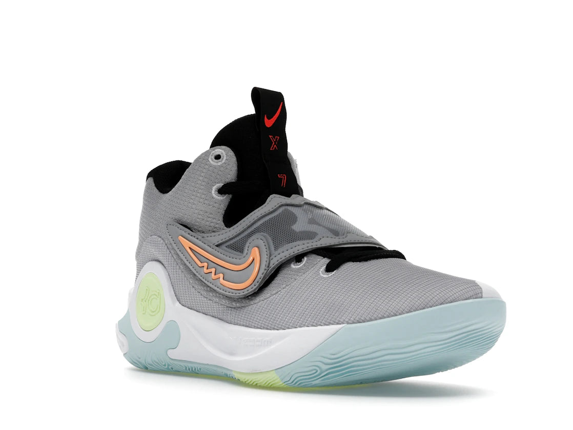 Nike KD Trey 5 X Wolf Grey Volt Crimson - vue secondaire A