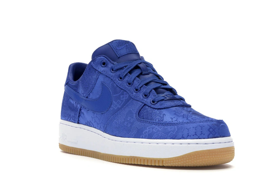 Nike Air Force 1 Low CLOT Blue Silk - vue secondaire A