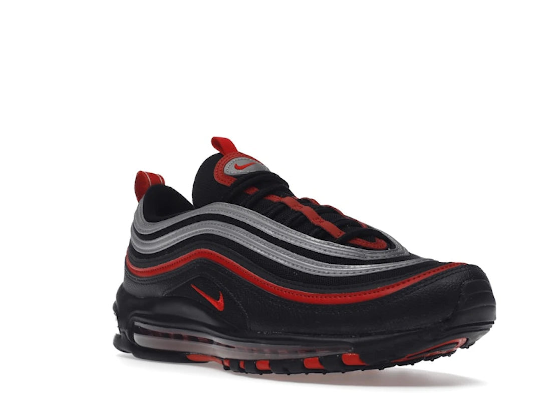 Nike Air Max 97 Black Red Silver - vue secondaire A
