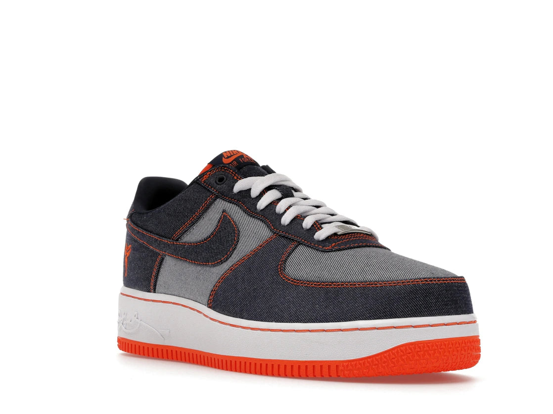 Nike Air Force 1 Low Protro Kobe Bryant Denim Obsidian Safety Orange - vue secondaire A
