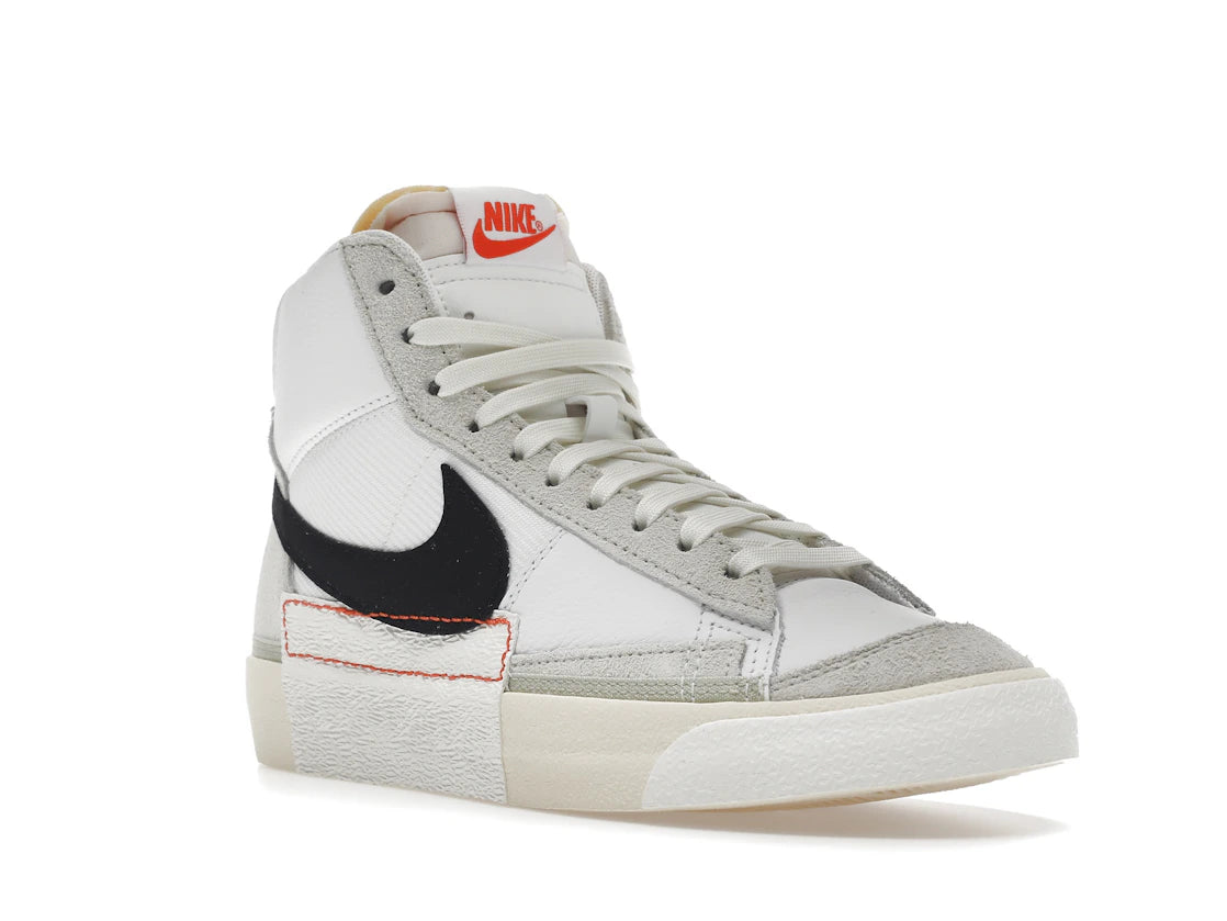 Nike Blazer Mid 77 Pro Club White Black Light Bone Summit White - vue secondaire A