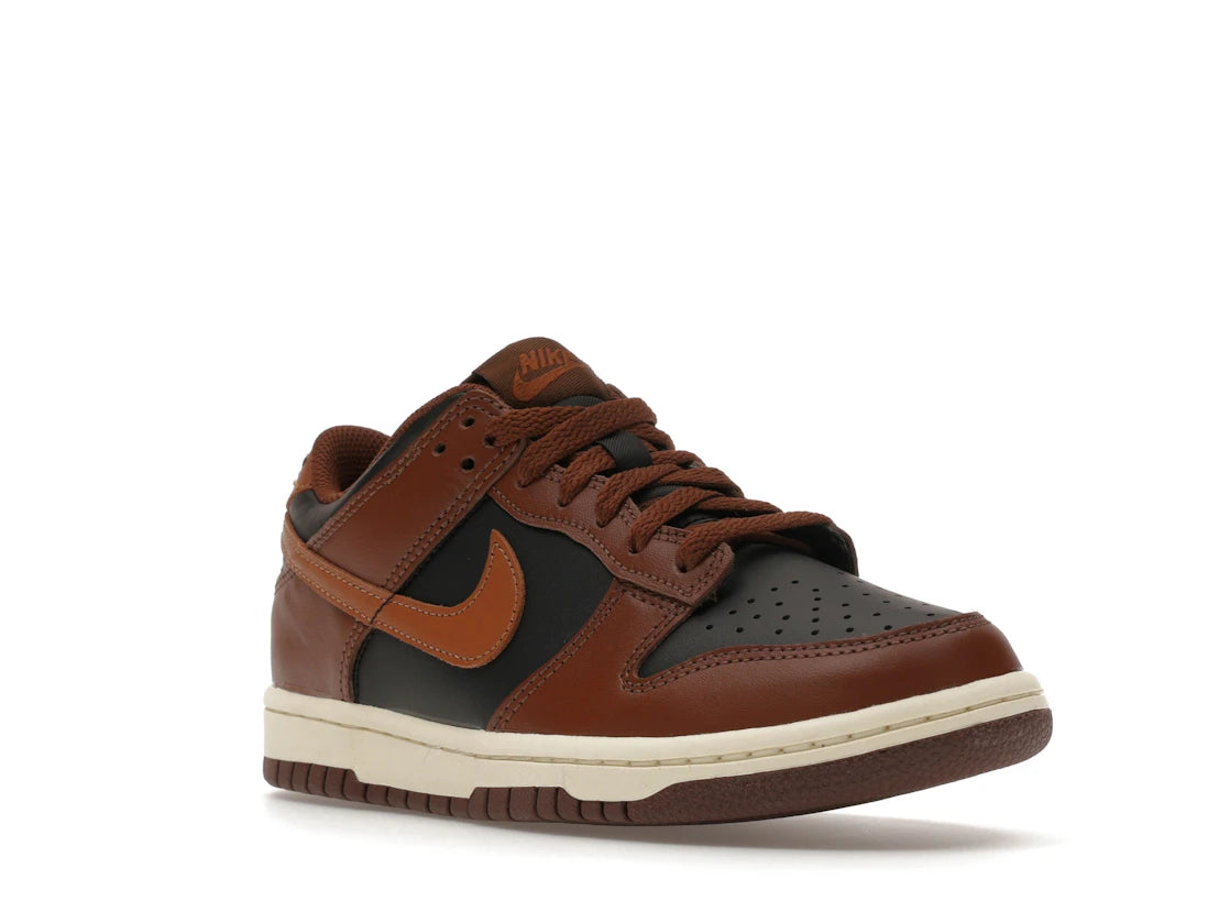 Nike Dunk Low Brown Black (GS) - vue secondaire A