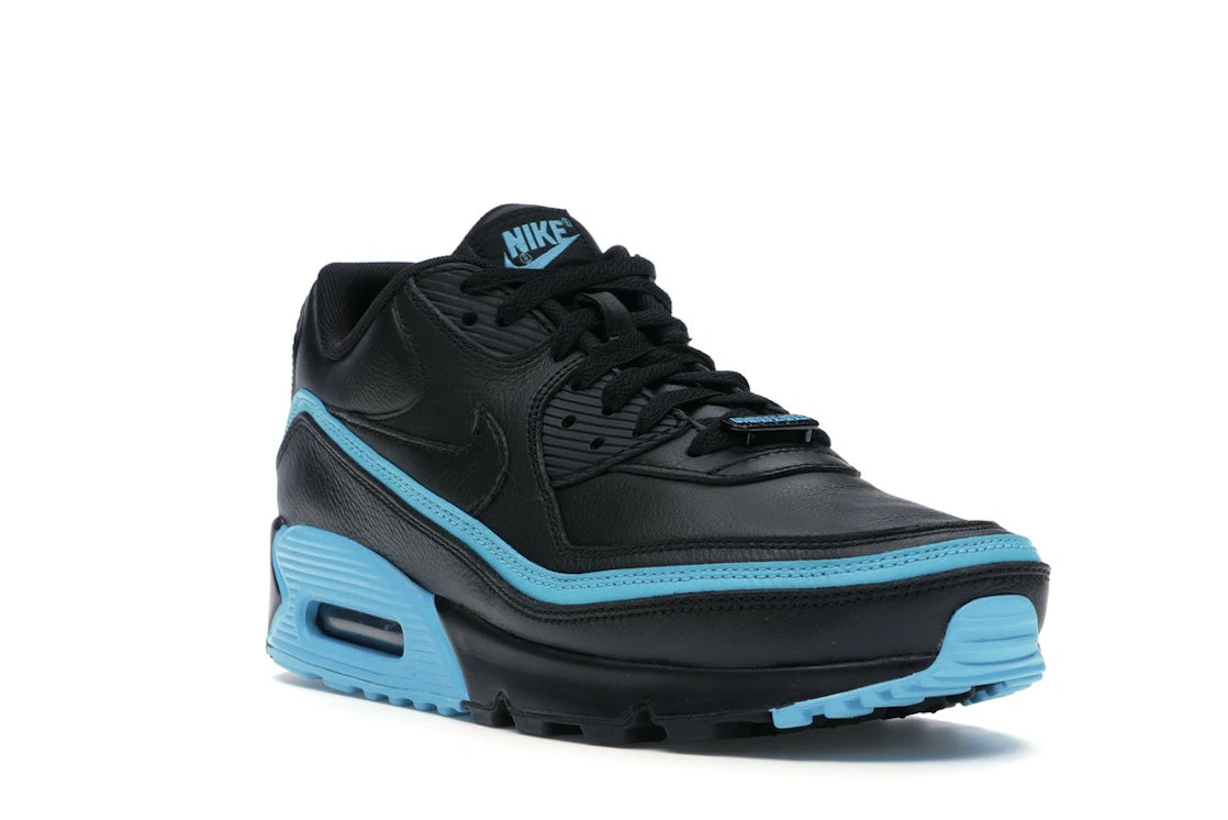 Nike Air Max 90 Undefeated Black Blue Fury - vue secondaire A