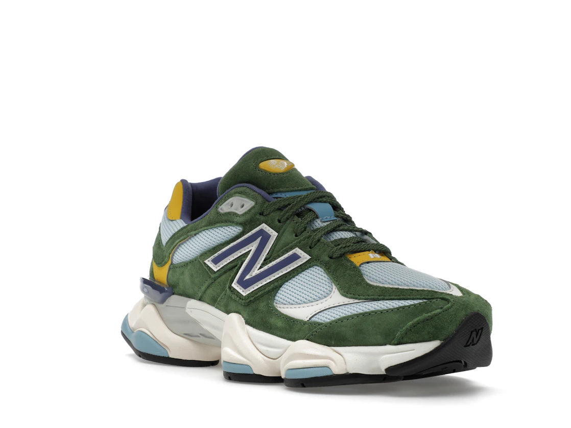 New Balance 9060 Dark Alpine Green - vue secondaire A