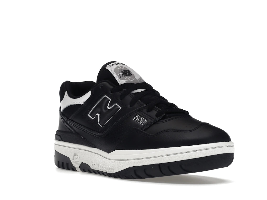New Balance 550 Schwarz Weiß - vue secondaire A