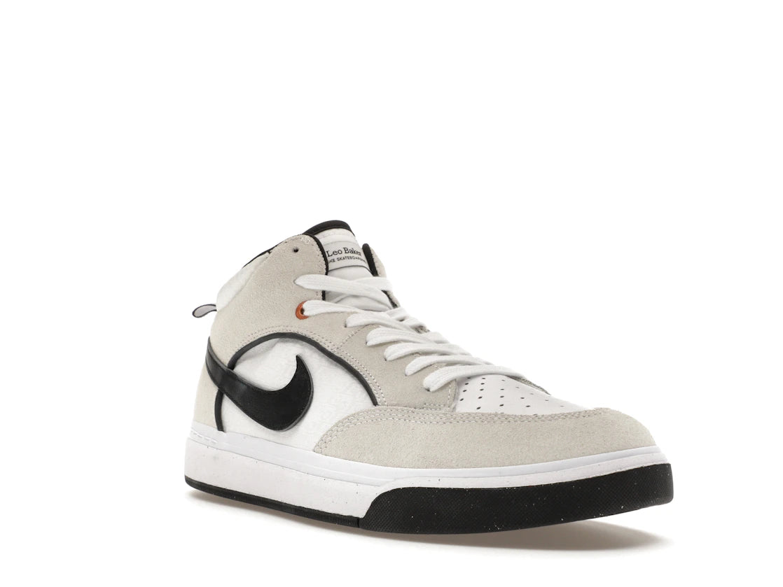 Nike SB React Leo Baker White Black - vue secondaire A