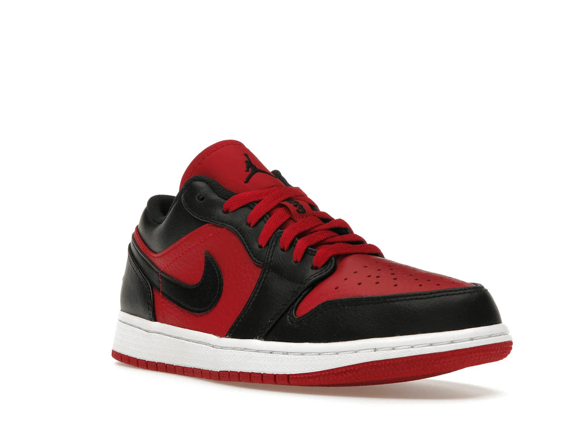 Jordan 1 Low Black Gym Red - vue secondaire A