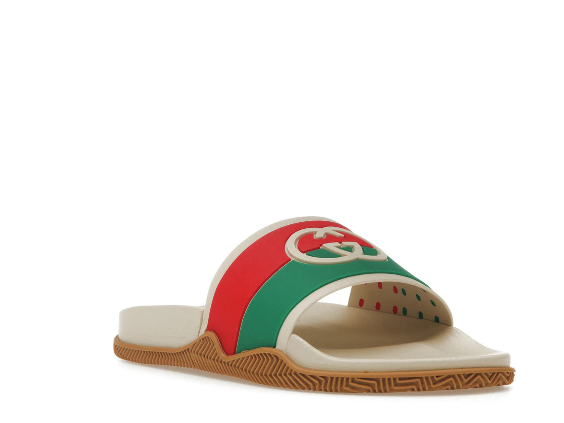 Gucci Slide Interlocking G Orange - vue secondaire A