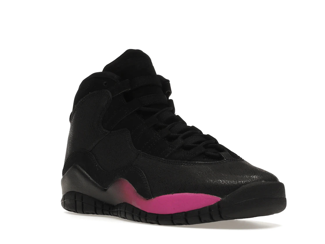 Jordan 10 Retro Black Fuchsia Black (GS) - vue secondaire A