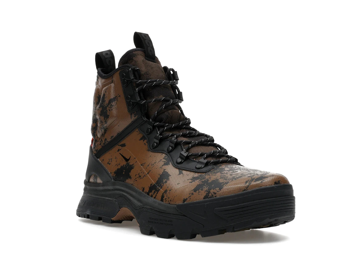 Nike ACG Air Zoom Gaiadome Gore-Tex SE Digi Camo Mosswood Brown Black - vue secondaire A