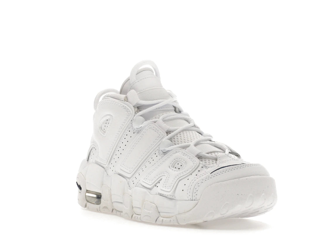 Nike Air More Uptempo White Midnight Navy (GS) - vue secondaire A