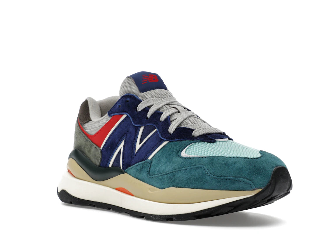 New Balance 57/40 Green Navy Orange Red - vue secondaire A