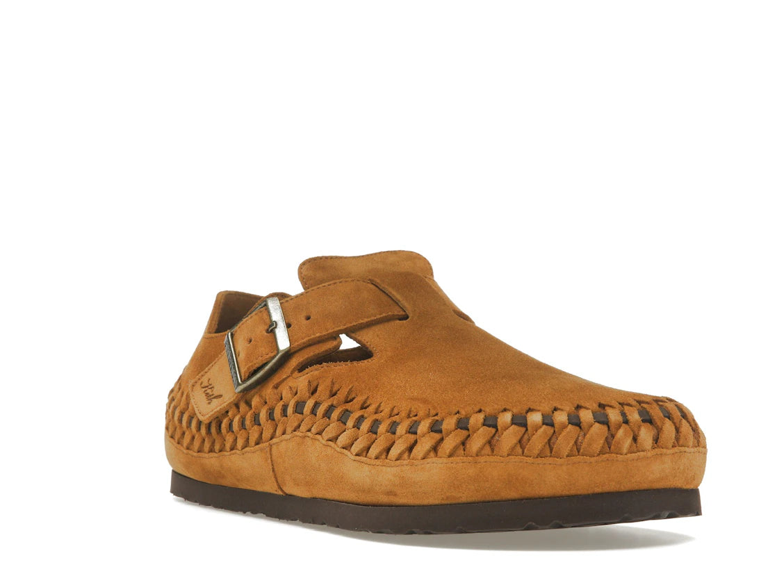 Birkenstock London Braided Shearling Kith Mink - vue secondaire A