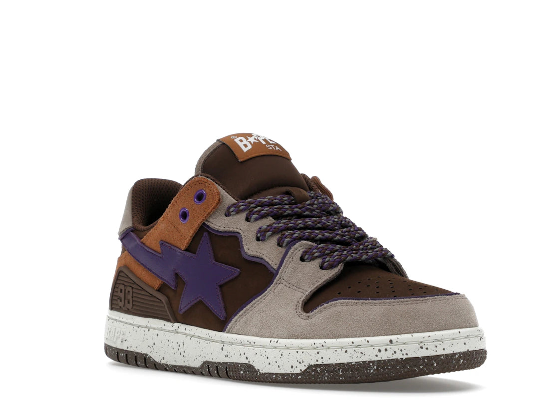 A Bathing Ape Sk8 Sta #7 M2 Brown Purple - vue secondaire A
