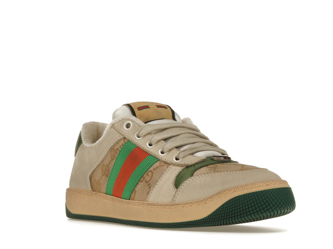 Gucci Screener Butter Leather Green (Women's) - vue secondaire A