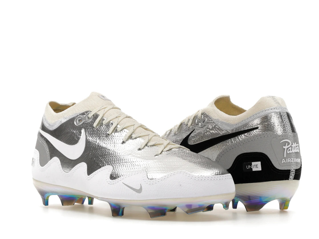 Nike Jr. Mercurial Vapor 16 Elite Patta Chrome White Black - vue secondaire A