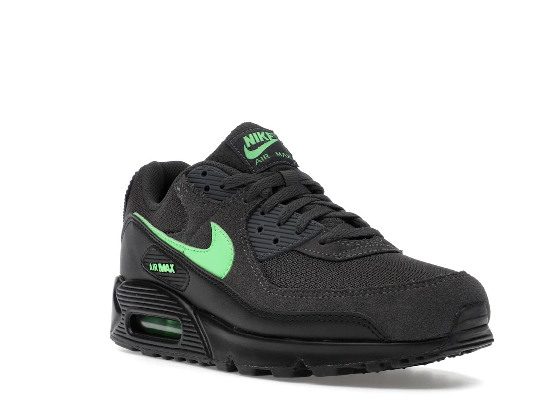 Nike Air Max 90 Black Green Strike - vue secondaire A