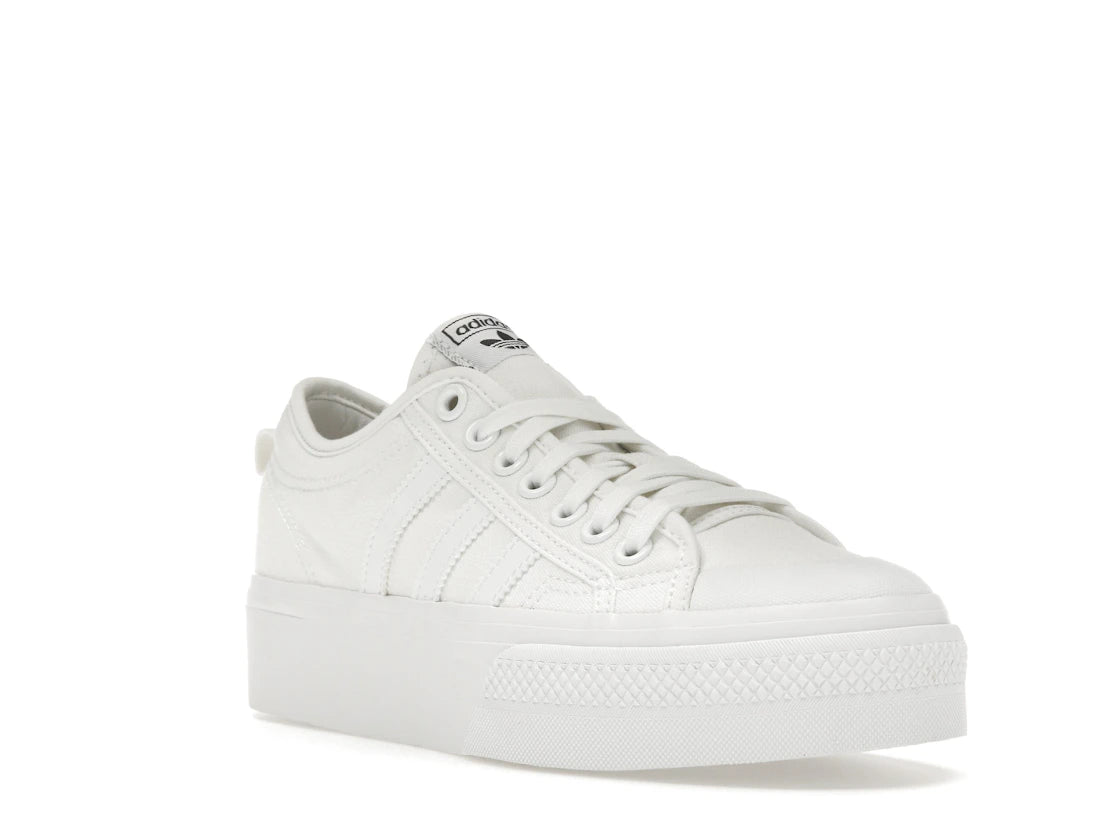 adidas Nizza Platform Triple White (Women's) - vue secondaire A